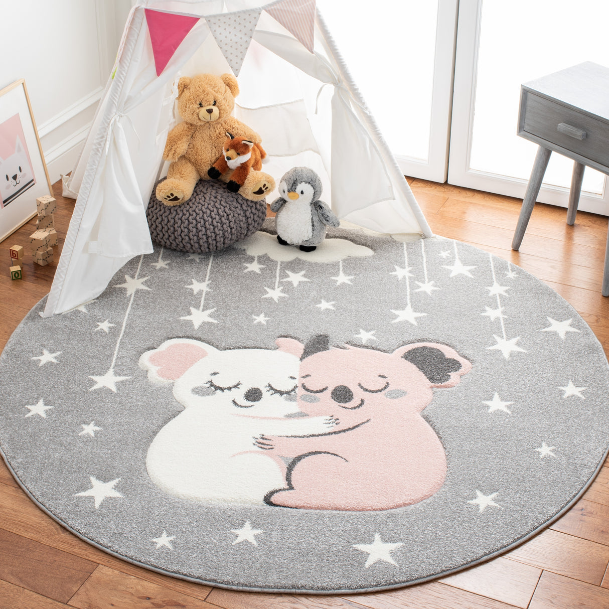 SAFAVIEH Carousel Kids Melda Koala Hug Rug