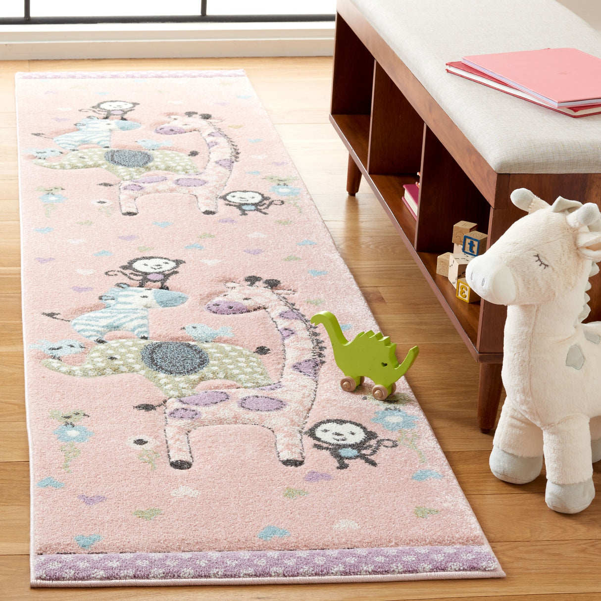 SAFAVIEH Carousel Kids Miharu Animal Rug