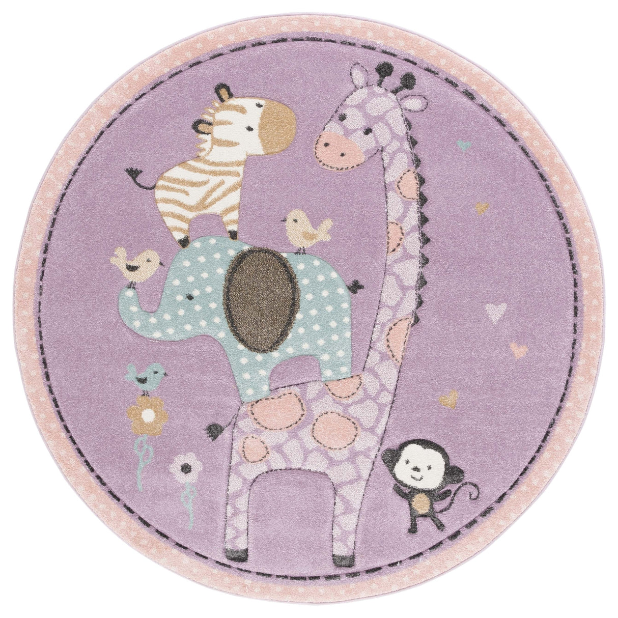 SAFAVIEH Carousel Kids Miharu Animal Rug