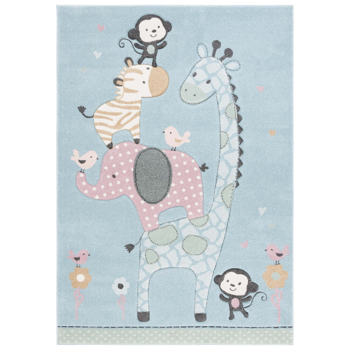 SAFAVIEH Carousel Kids Miharu Animal Rug