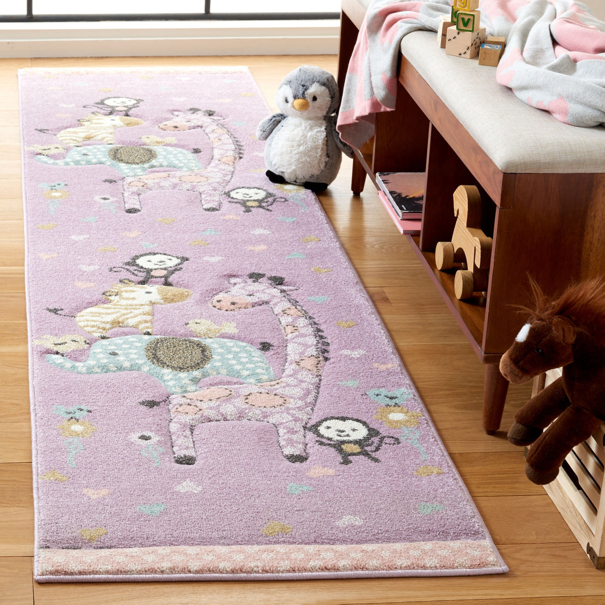 SAFAVIEH Carousel Kids Miharu Animal Rug