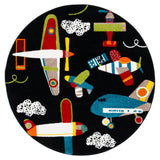 SAFAVIEH Carousel Kids Mindra Airplane Rug