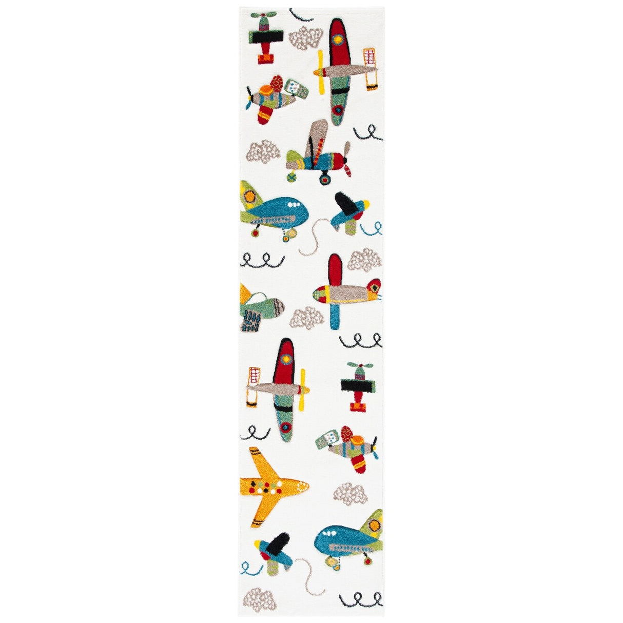 SAFAVIEH Carousel Kids Mindra Airplane Rug