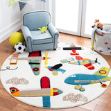 SAFAVIEH Carousel Kids Mindra Airplane Rug