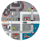 SAFAVIEH Carousel Kids Riemy Neighborhood Road Rug