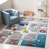 SAFAVIEH Carousel Kids Riemy Neighborhood Road Rug