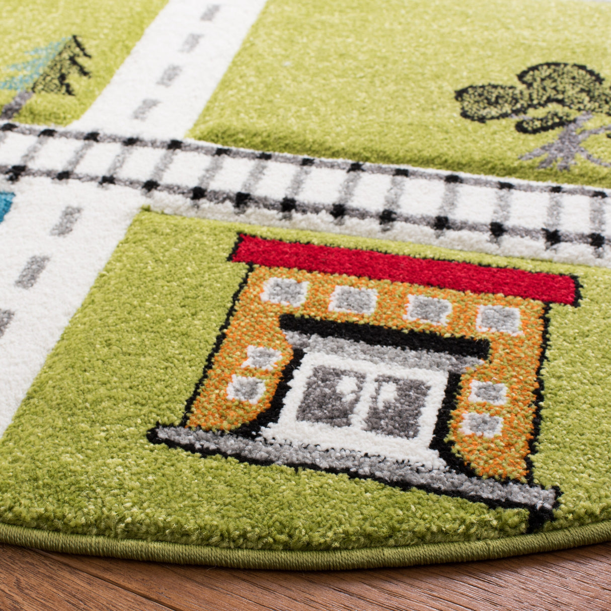 SAFAVIEH Carousel Kids Riemy Neighborhood Road Rug