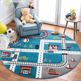 SAFAVIEH Carousel Kids Riemy Neighborhood Road Rug