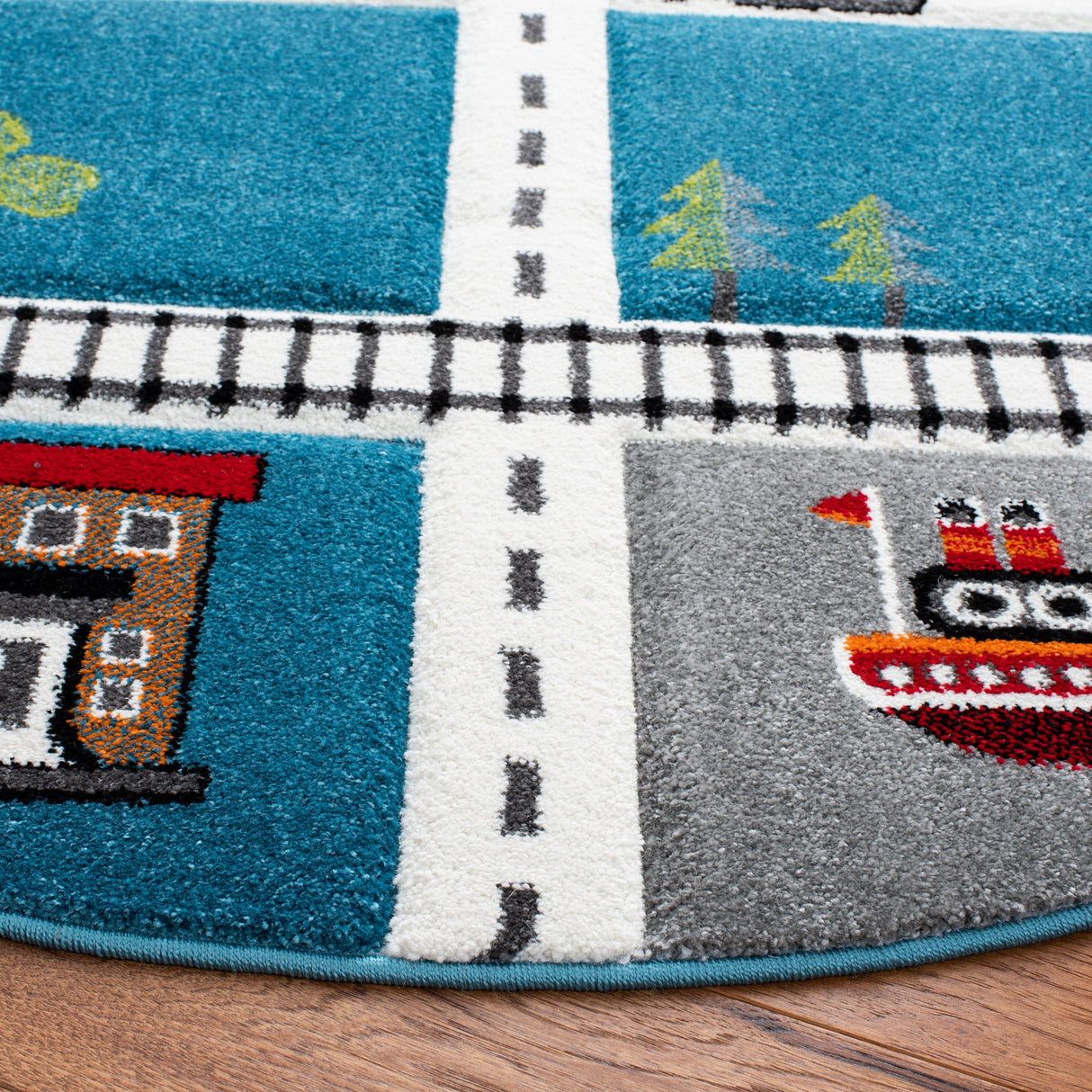 SAFAVIEH Carousel Kids Riemy Neighborhood Road Rug