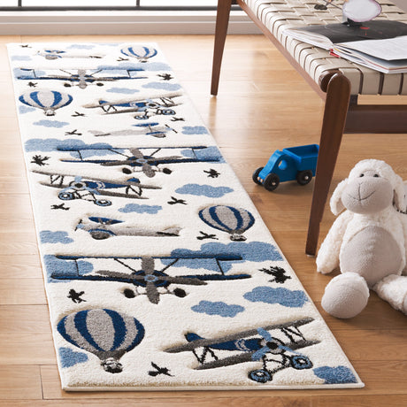 SAFAVIEH Carousel Kids Rudolfina Airplane Rug