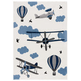 SAFAVIEH Carousel Kids Rudolfina Airplane Rug