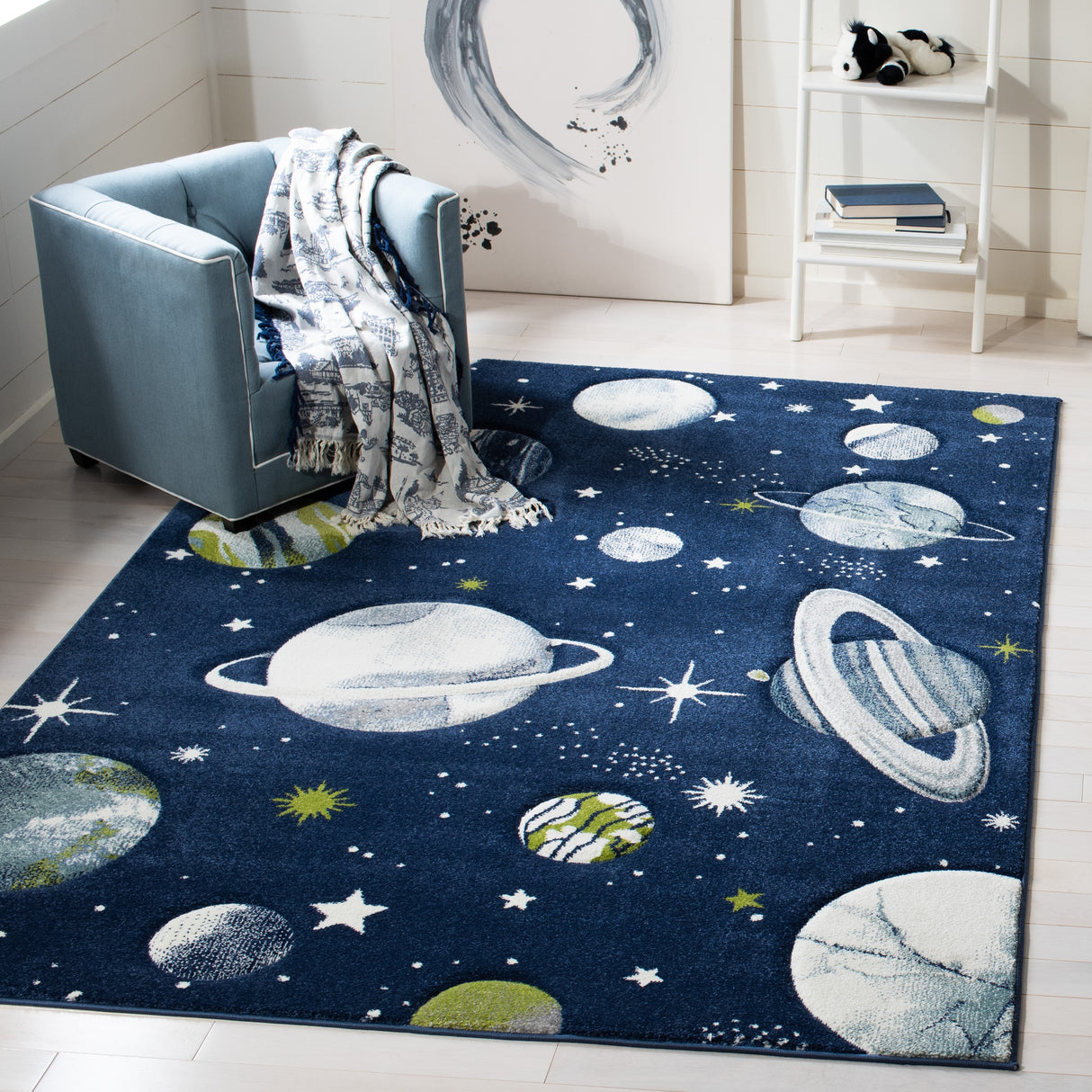 SAFAVIEH Carousel Kids Shaimaa Solar System Rug