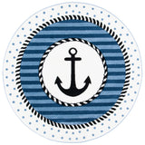 SAFAVIEH Carousel Kids Sybill Nautical Anchor Rug