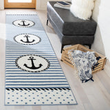 SAFAVIEH Carousel Kids Sybill Nautical Anchor Rug