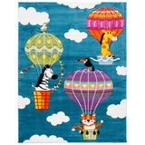 SAFAVIEH Carousel Kids Tjadke Hot Air Balloon Rug