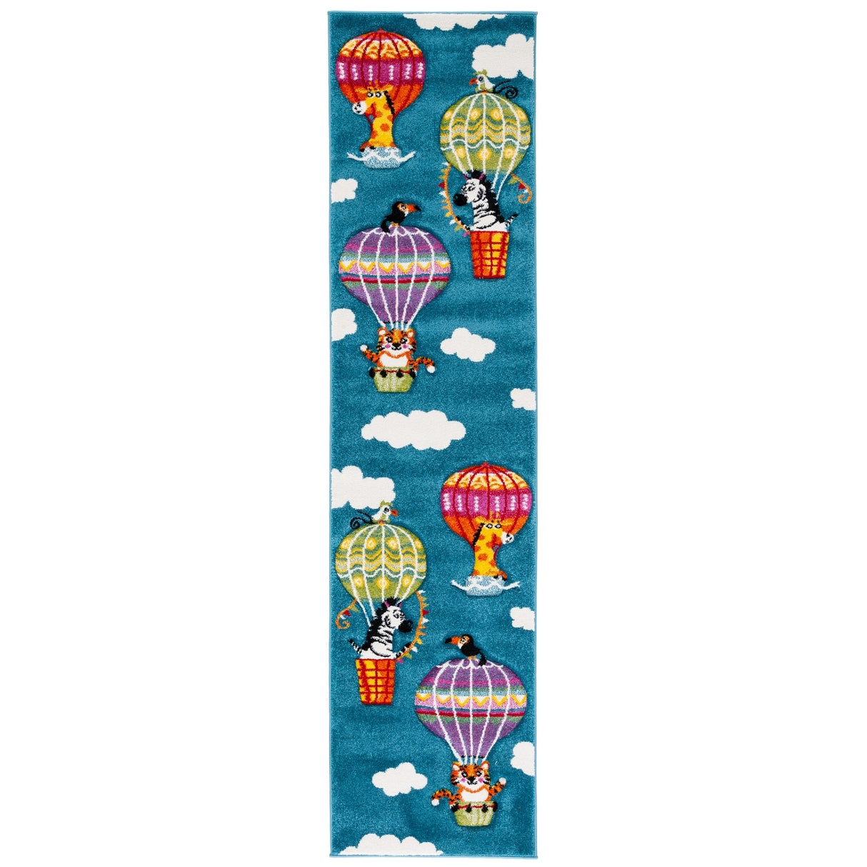 SAFAVIEH Carousel Kids Tjadke Hot Air Balloon Rug