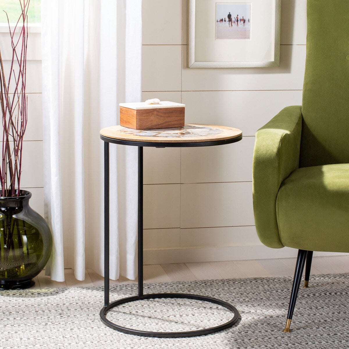 SAFAVIEH Cathrine Side Table - 15" x 15" x 20" - 15Wx15Dx20H