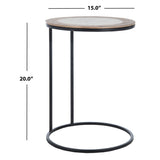 SAFAVIEH Cathrine Side Table - 15" x 15" x 20" - 15Wx15Dx20H