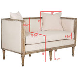 SAFAVIEH Celesta French Country Settee - 53Wx29Dx32H