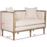 SAFAVIEH Celesta French Country Settee - 53Wx29Dx32H