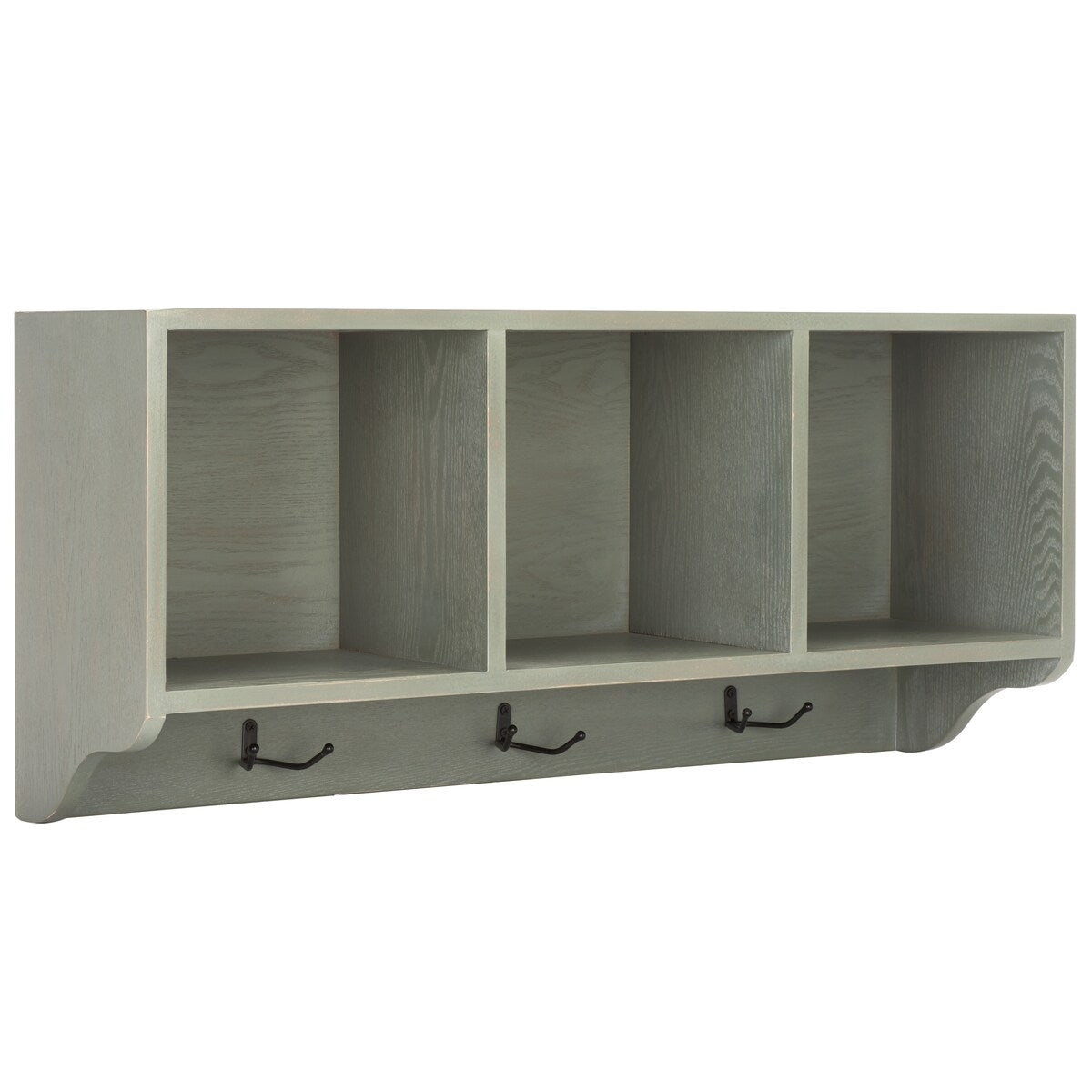 SAFAVIEH Chandita Ash Grey Wall Shelf - 33.5" x 9.1" x 15" - 34Wx9Dx15H