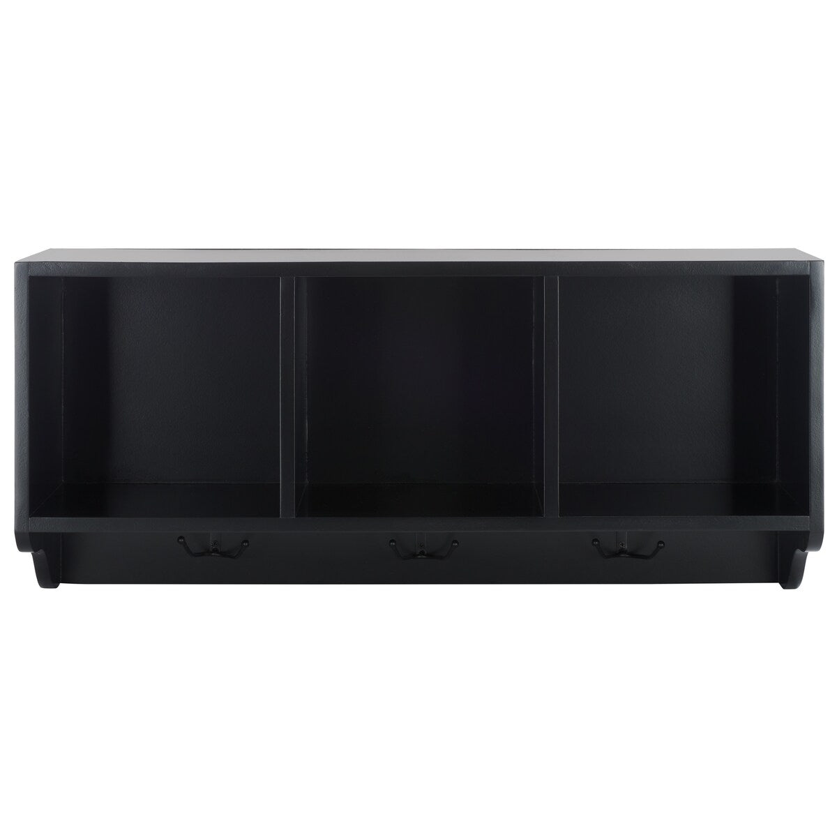 SAFAVIEH Chandita Black Cubby Wall Shelf - 33.5" x 9.1" x 15" - 34Wx9Dx15H