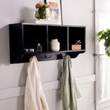 SAFAVIEH Chandita Black Cubby Wall Shelf - 33.5" x 9.1" x 15" - 34Wx9Dx15H