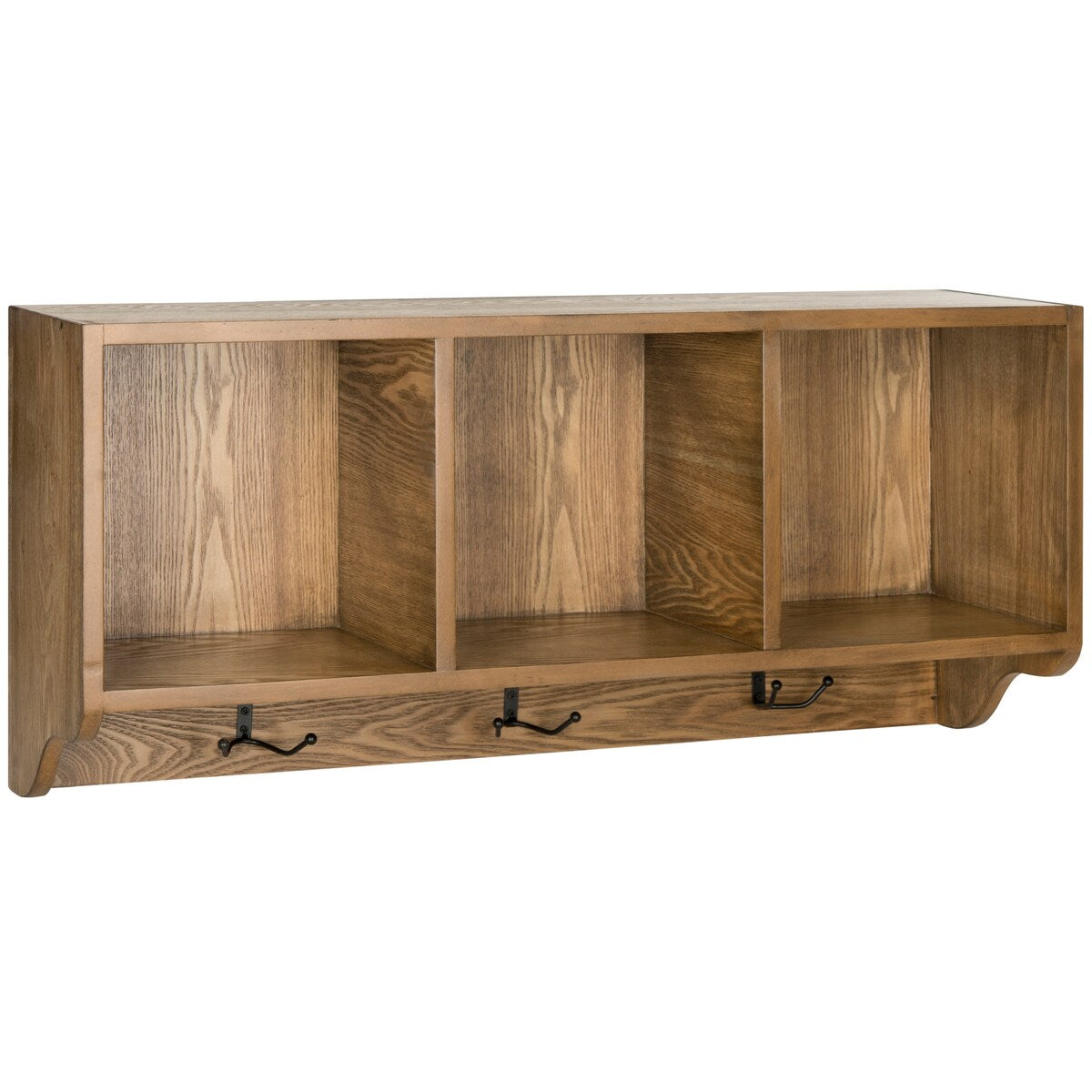 SAFAVIEH Chandita Natural Wall Shelf - 33.5" x 9.1" x 15" - 34Wx9Dx15H