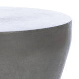 SAFAVIEH Cheul Concrete Indoor/ Outdoor Accent Table - 12.2" x 12.2" x 17.3" - 12Wx12Dx17H