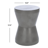 SAFAVIEH Cheul Concrete Indoor/ Outdoor Accent Table - 12.2" x 12.2" x 17.3" - 12Wx12Dx17H