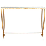 SAFAVIEH Chikae Gold/ Mirror Console - 45" x 15" x 34" - 45Wx15Dx34H