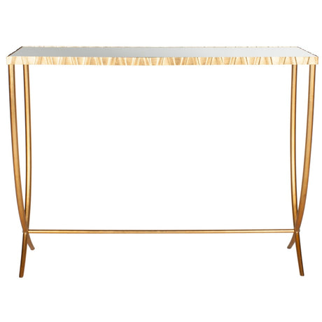 SAFAVIEH Chikae Gold/ Mirror Console - 45" x 15" x 34" - 45Wx15Dx34H