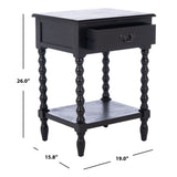 SAFAVIEH Christena Accent Table - 19" W x 15.8" L x 26" H - 19Wx16Dx26H