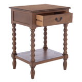 SAFAVIEH Christena Accent Table - 19" W x 15.8" L x 26" H - 19Wx16Dx26H