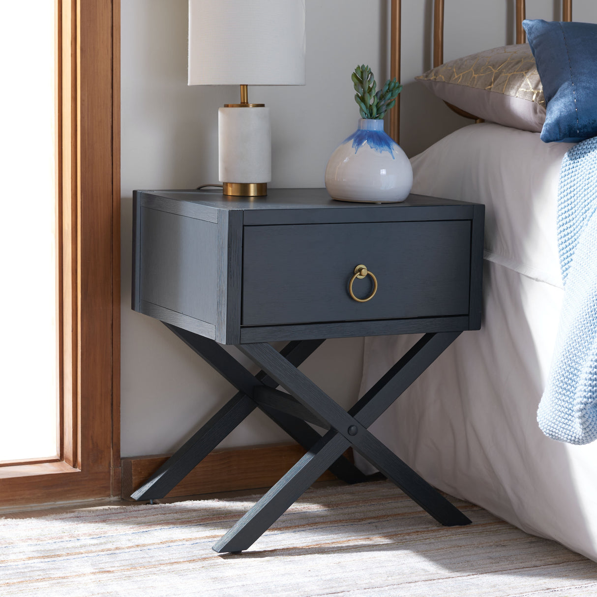 SAFAVIEH Ciarra 1-Drawer Accent Table Nightstand