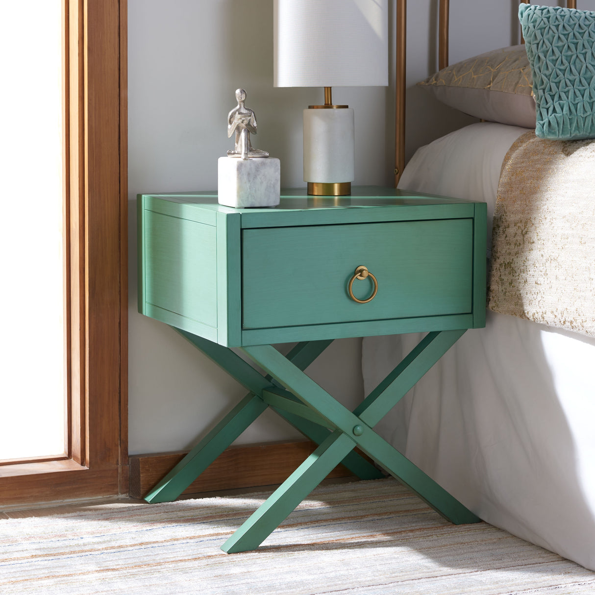 SAFAVIEH Ciarra 1-Drawer Accent Table Nightstand