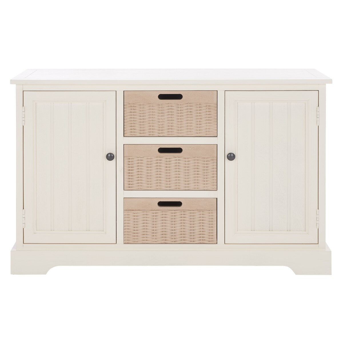 SAFAVIEH Cilla 2-Drawer And 3 Removable Baskets - 39.8" W x 12.5" L x 29.5" H - 41Wx13Dx26H