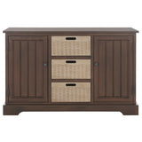 SAFAVIEH Cilla 2-Drawer And 3 Removable Baskets - 39.8" W x 12.5" L x 29.5" H - 41Wx13Dx26H