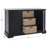 SAFAVIEH Cilla 2-Drawer And 3 Removable Baskets - 39.8" W x 12.5" L x 29.5" H - 41Wx13Dx26H