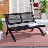 SAFAVIEH Cimen Outdoor Solid Wood Foldable Bench - 45Wx30Dx30H