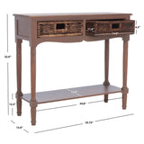 SAFAVIEH Classie Brown Console - 35.8" x 13" x 31.9" - 36Wx13Dx32H