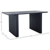 SAFAVIEH Cleda Dining Table - 58 In. W x 31.5 In. D x 30 In. H - 58Wx32Dx30H