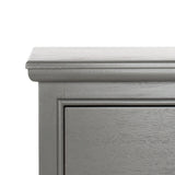 SAFAVIEH Clemie Grey Storage Side Table - 17.7" x 13.8" x 29.9" - 18Wx14Dx30H