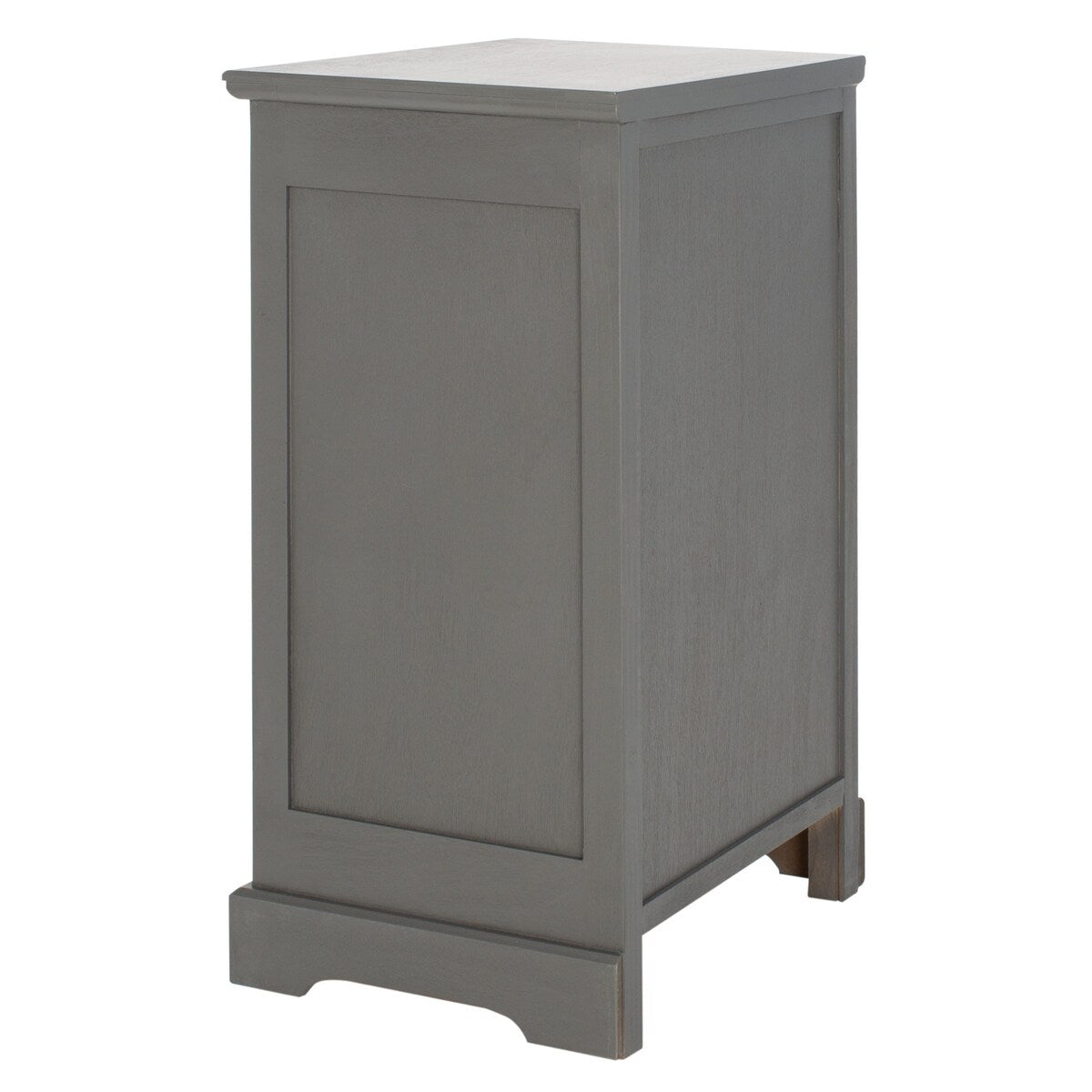 SAFAVIEH Clemie Grey Storage Side Table - 17.7" x 13.8" x 29.9" - 18Wx14Dx30H