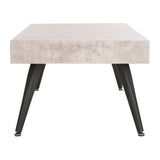 SAFAVIEH Clevie Modern Coffee Table - 43.3" x 23.6" x 16.5" - 43Wx24Dx17H