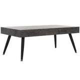 SAFAVIEH Clevie Modern Coffee Table - 43.3" x 23.6" x 16.5" - 43Wx24Dx17H