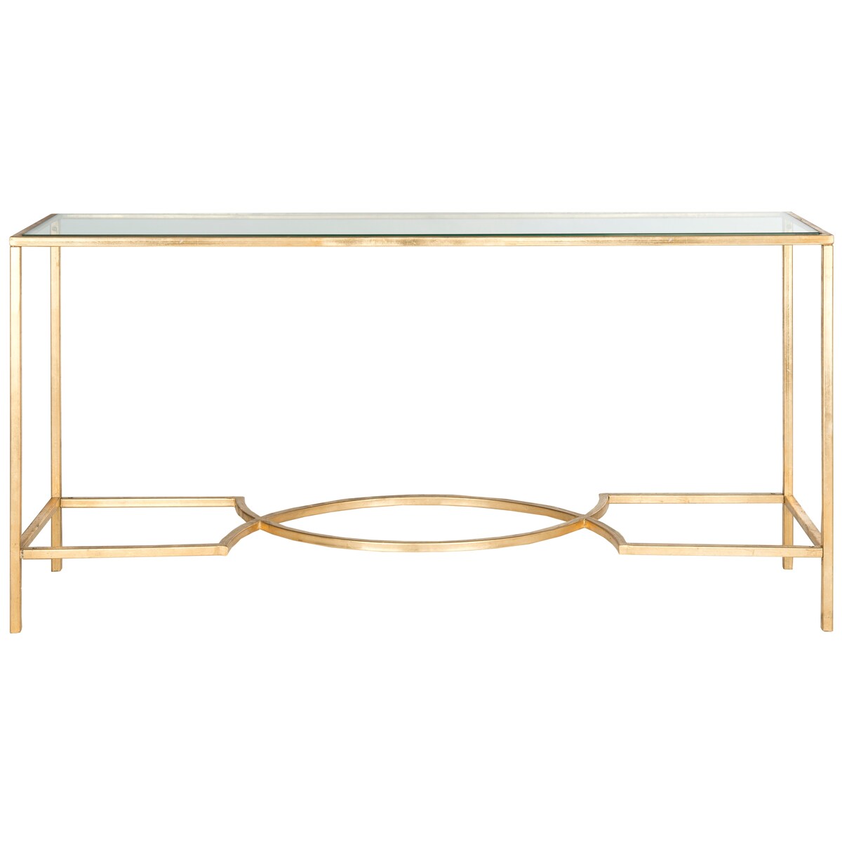 SAFAVIEH Colette Gold Console - 63" x 16" x 32" - 63Wx16Dx32H