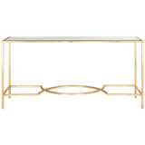 SAFAVIEH Colette Gold Console - 63" x 16" x 32" - 63Wx16Dx32H