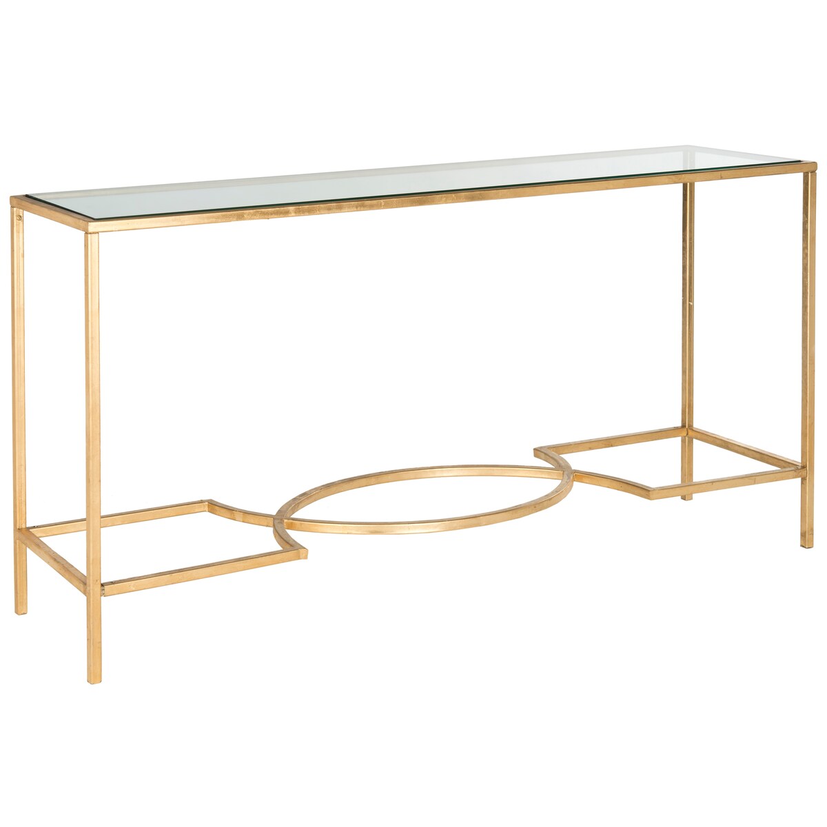 SAFAVIEH Colette Gold Console - 63" x 16" x 32" - 63Wx16Dx32H