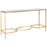 SAFAVIEH Colette Gold Console - 63" x 16" x 32" - 63Wx16Dx32H